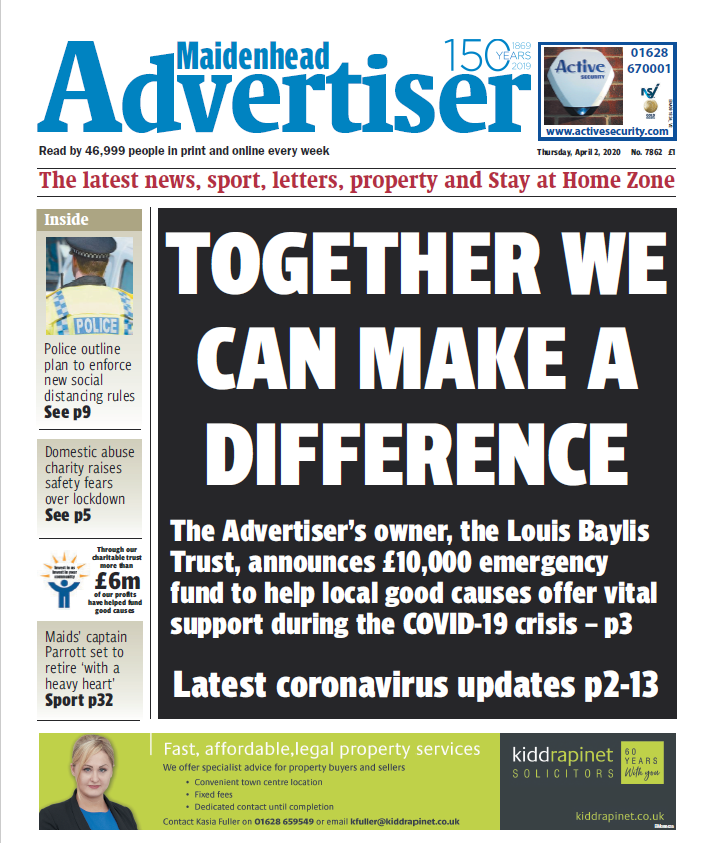 Maidenhead Advertiser Together We Can Make A Difference
